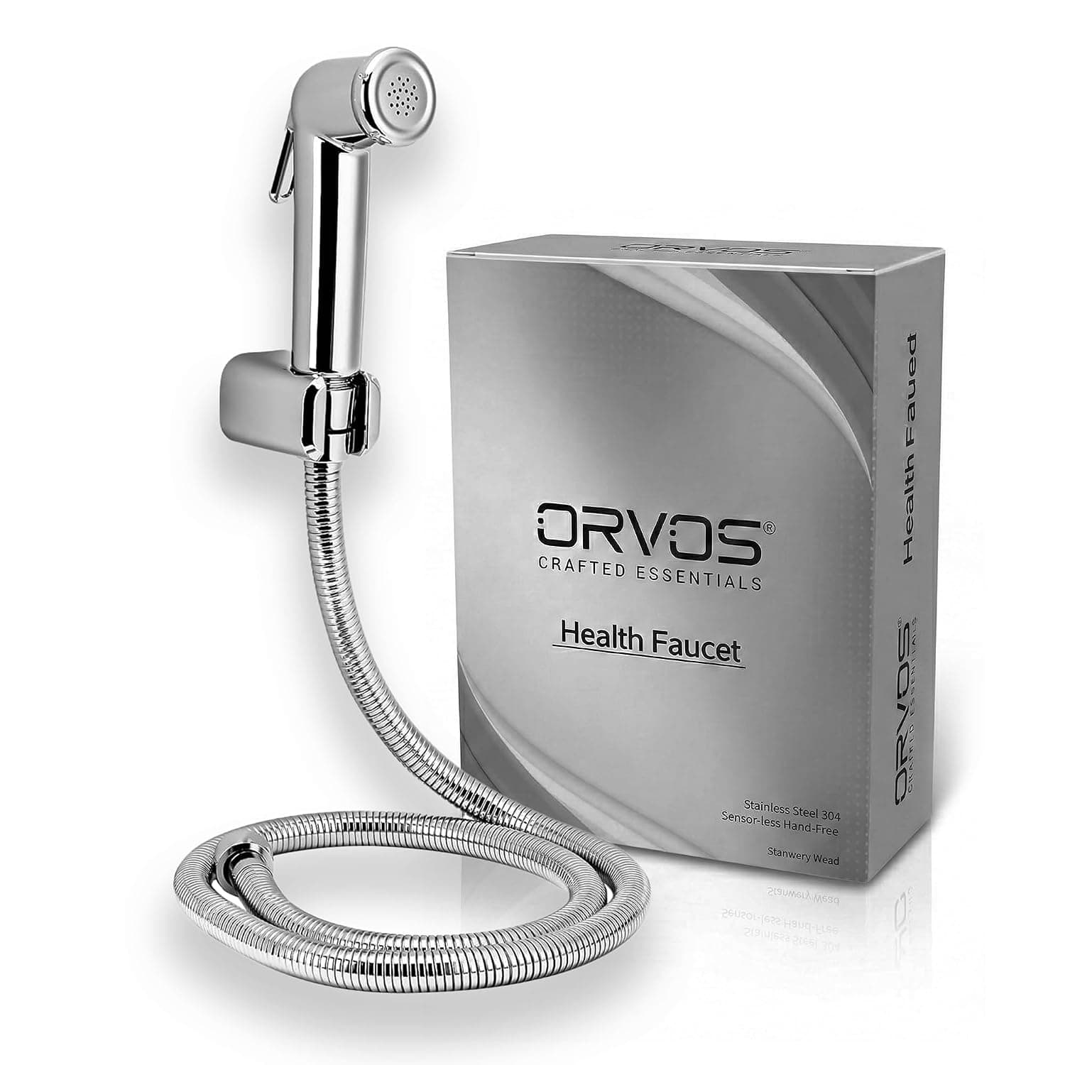 Orvos Thick Styled Health Faucet Set - Chrome