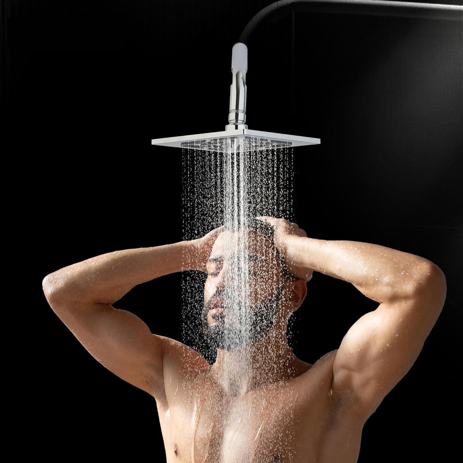 Orvos Kosi 4x4 Overhead Shower Head - Chrome — Chrome