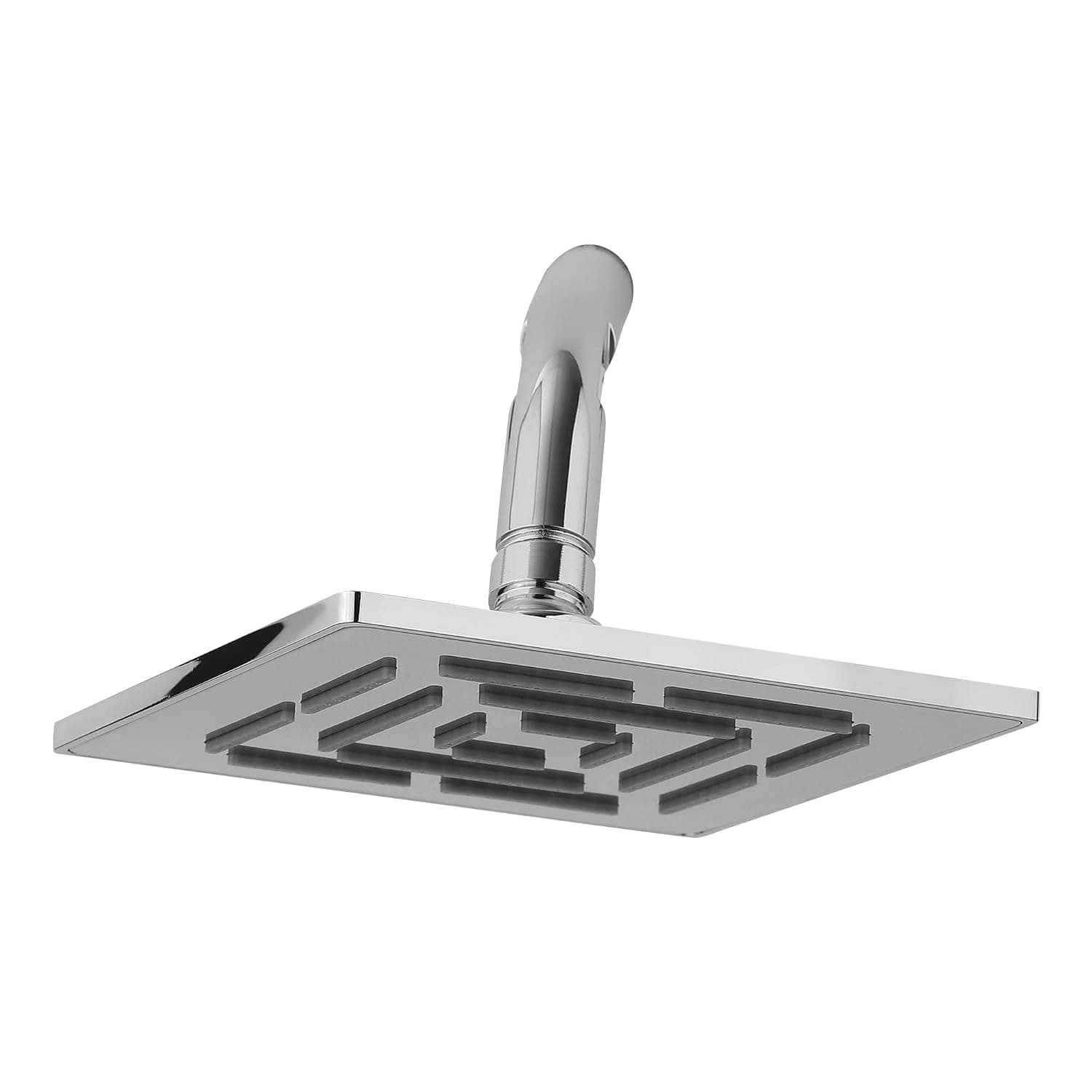 Orvos Futuristic Maze 4x4 Overhead Shower Head - Chrome