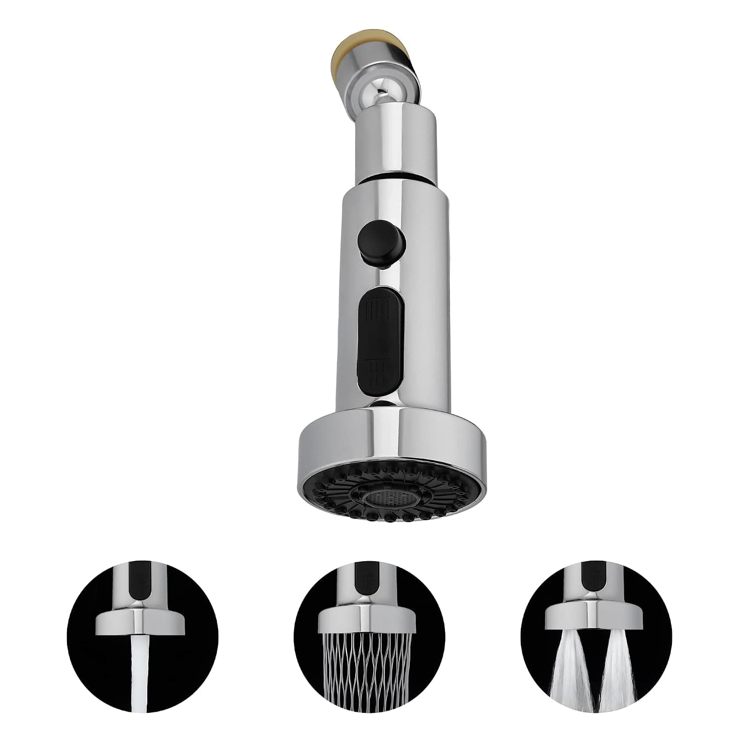 Orvos Swift 3-Mode Kitchen Faucet Extender - Chrome