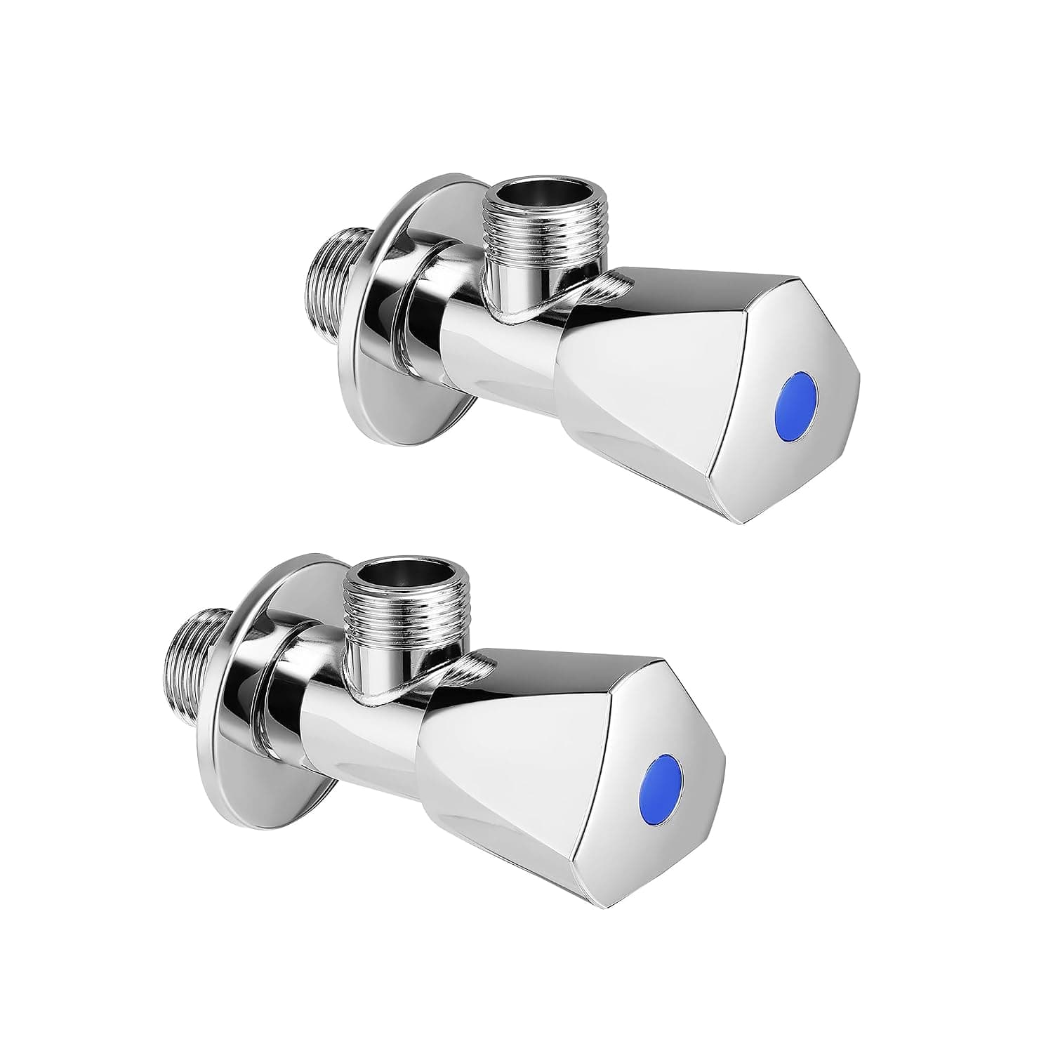 Orvos Triangular Angle Valve - Chrome - Set of 2 — Chrome