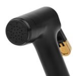 Orvos Health Faucet, Golden Black, ABS Outer Body with Brass Pin Inside, with 1 to 1.2 Meter Extendable Stainless Steel Shower Hose and wall Hook, Jet Spray for high end Luxury Toilets - Image 3