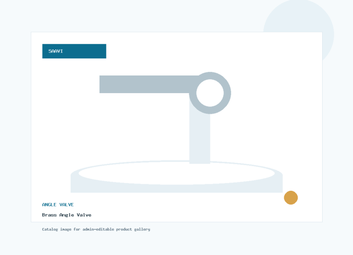 Brass Angle Valve Chrome Finish - SAAVI Kitchen and Bathroom Fittings